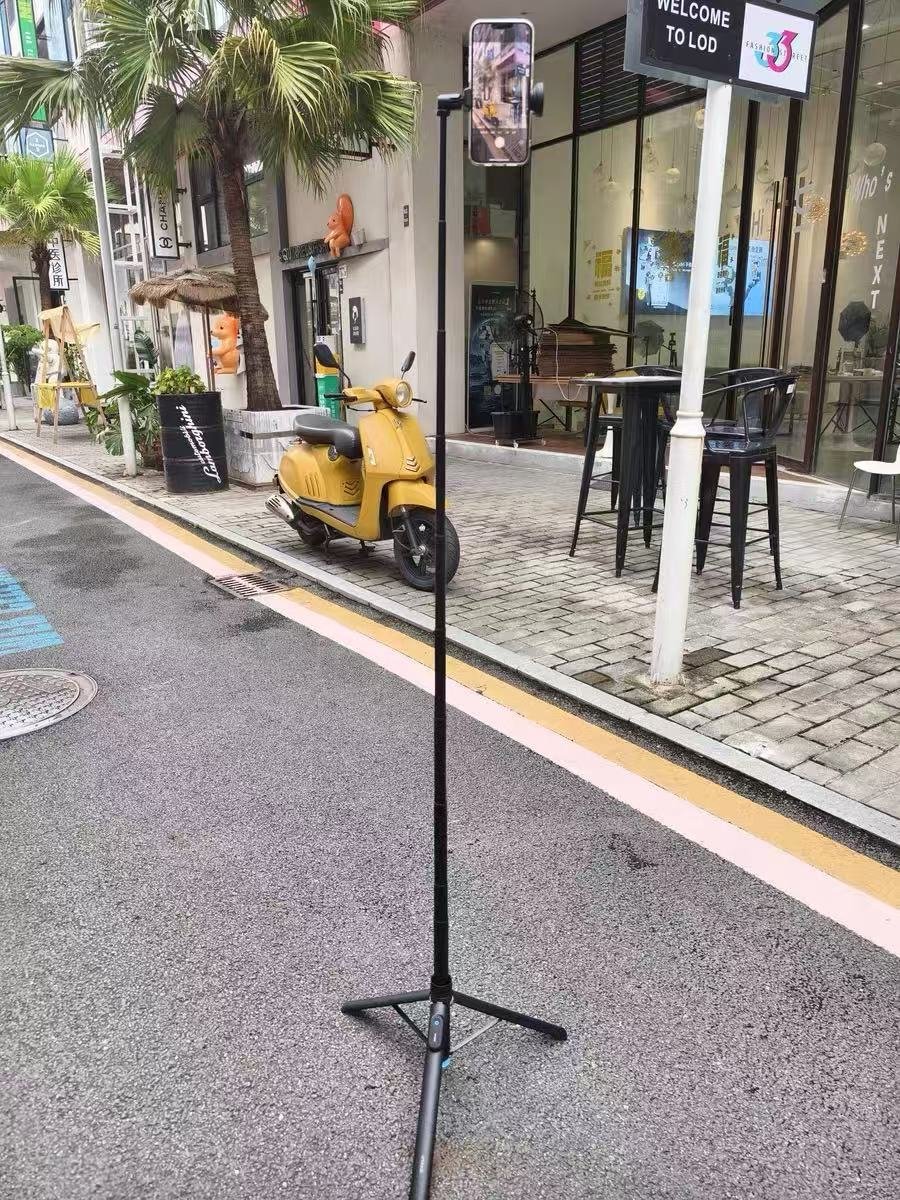 ollig·丟丟桿2025新款戶外手持自拍桿便攜三腳架旋轉拍照神器 - 图片 15