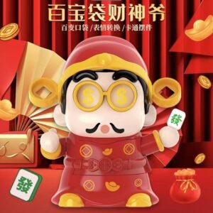 ollig·百寶袋財神爺桌面過年擺件可愛年貨新年禮物新奇玩具