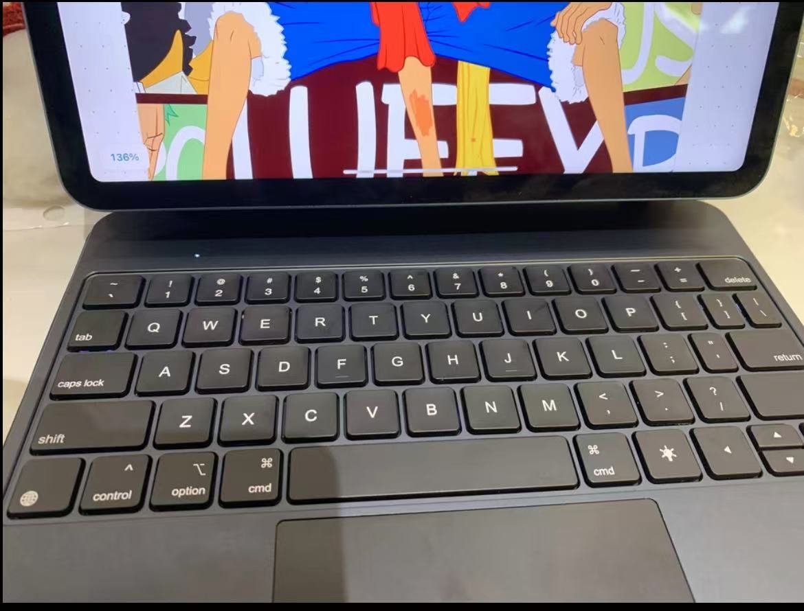 ollig·ipad妙控鍵盤觸點磁吸懸浮支架無需充電平板無線藍牙保護套 - 图片 25