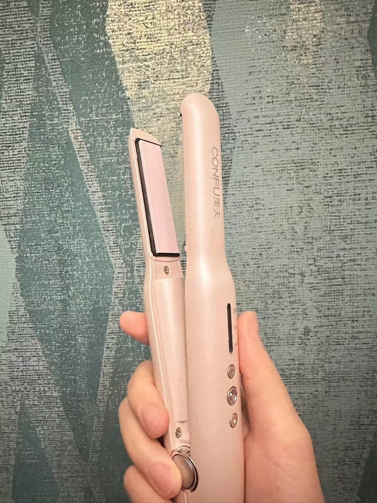 ollig·CONFU無線夾板直卷兩用捲髮棒迷你直發器拉直板夾護髮便攜 - 图片 18