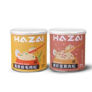 ollig·HAZAI蛋黃雞肉貓草溫和排毛肉鬆貓咪挑食拌飯貓糧伴侶凍乾貓咪零食