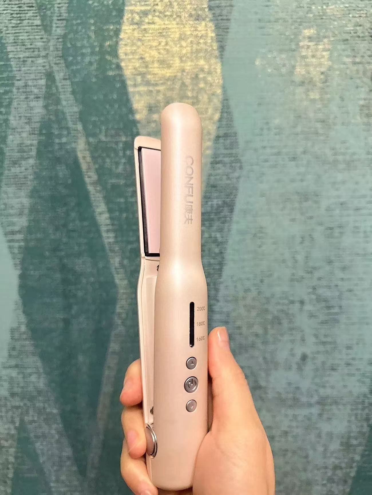 ollig·CONFU無線夾板直卷兩用捲髮棒迷你直發器拉直板夾護髮便攜 - 图片 16