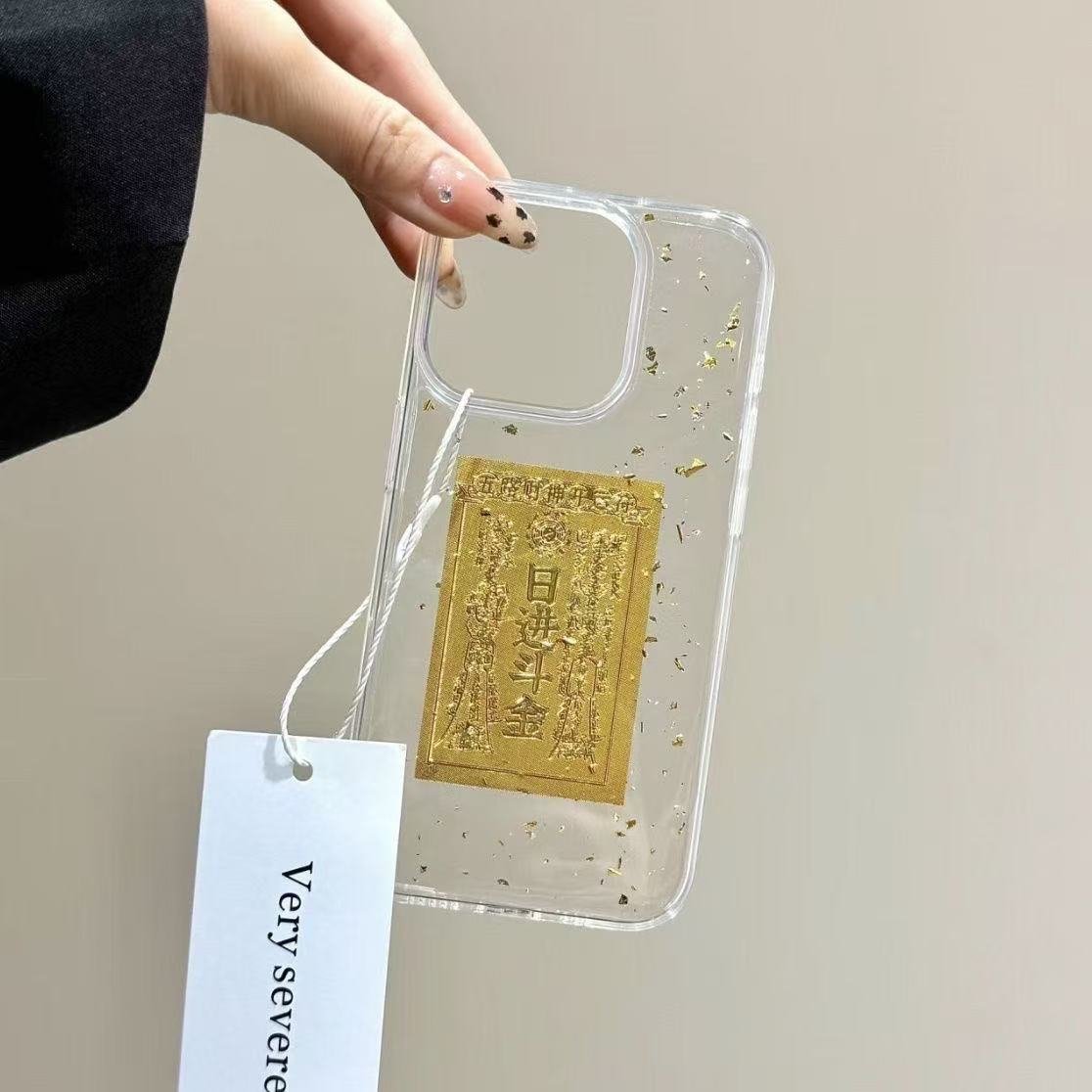 ollig·「新年限定」八方來財暴富日進鬥金iPhone滴膠手機殼 - 图片 5